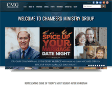 Tablet Screenshot of chambersministrygroup.com